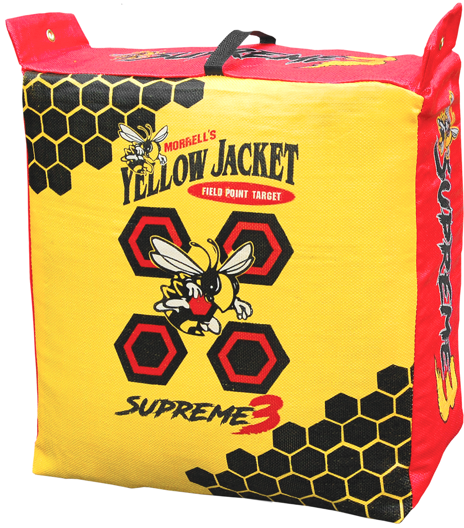 Morrell Yellow Jacket Supreme 3 Field Point Target 23inx23inx12in large image. Click to return to Morrell Yellow Jacket Supreme 3 Field Point Target 23inx23inx12in price and description