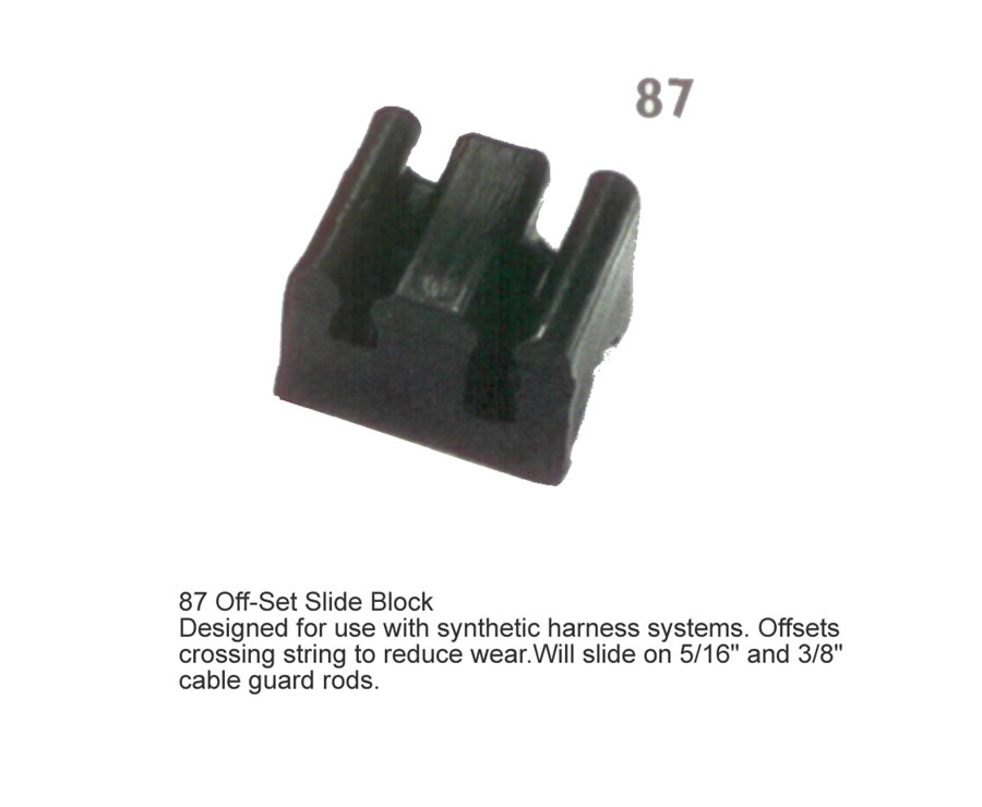 Martin Cable Bar Slide 5-16in & 3-8in Offset Block large image. Click to return to Martin Cable Bar Slide 5-16in & 3-8in Offset Block price and description