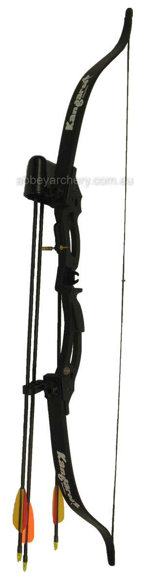 Abbey Kangaroo Recurve Bow Set 50in Black RH image