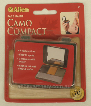 4 Colour Camo Make Up Kit, olive drab, black, brown, gray image