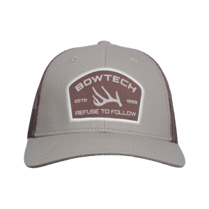 Bowtech Refuse to Follow Antler Patch Khaki Cap image