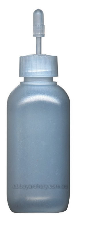 Bohning 56.6gm or 2oz dispenser bottle white deluxe cap large image. Click to return to Bohning 56.6gm or 2oz dispenser bottle white deluxe cap price and description