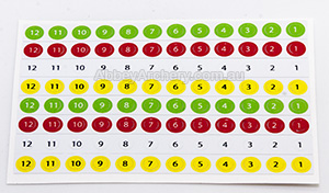 Bohning Arrow Number Decals image