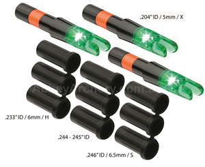 Nock Out Contender Lighted Nock 3 pack image