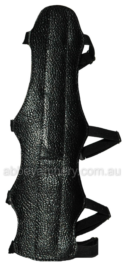 JMR Long Leather Armguard black large image. Click to return to JMR Long Leather Armguard black price and description