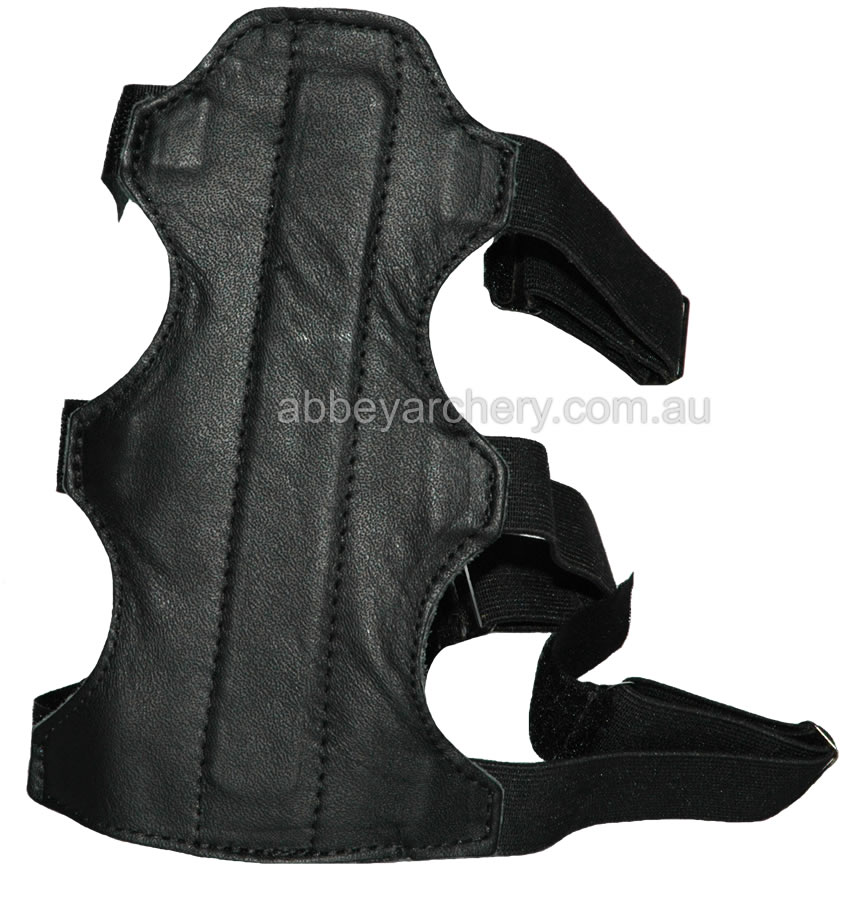 JMR Leather Hunting Armguard velcro large image. Click to return to JMR Leather Hunting Armguard velcro price and description