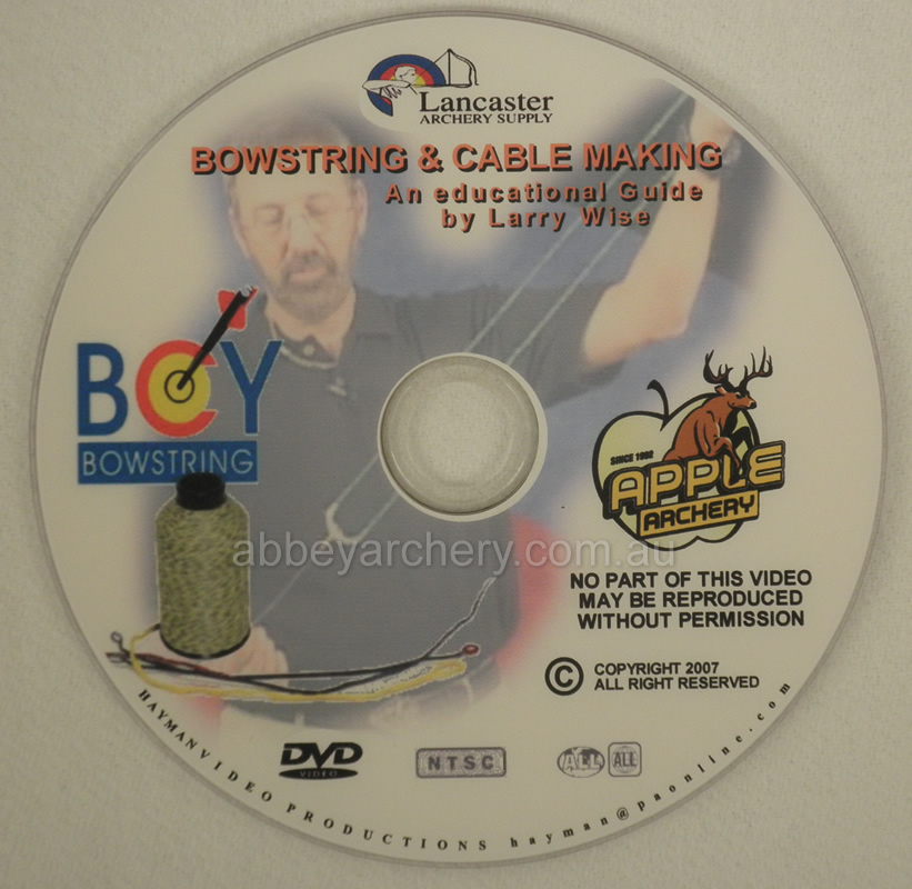 DVD Bowstring & Cable Making by Larry Wise large image. Click to return to DVD Bowstring & Cable Making by Larry Wise price and description