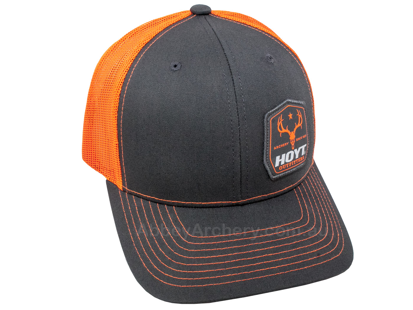 Hoyt Orange Outfitter 112 mesh cap large image. Click to return to Hoyt Orange Outfitter 112 mesh cap price and description