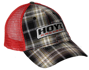 Hoyt Plaid Red Mesh cap image