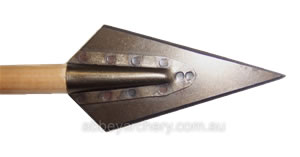 Tusker Javelin glue on 2 blade broadhead 125gr 6 pack image
