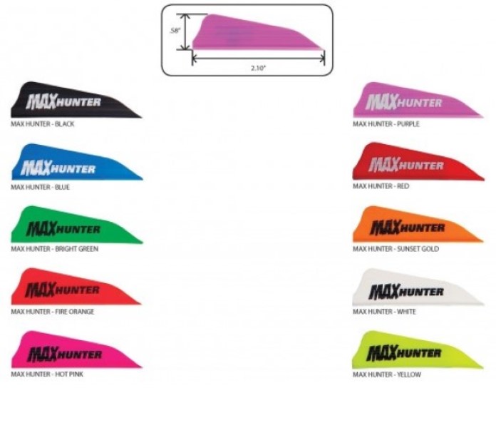 AAE Plastifletch Max Hunter vane 2.1" 100's large image. Click to return to AAE Plastifletch Max Hunter vane 2.1" 100's price and description