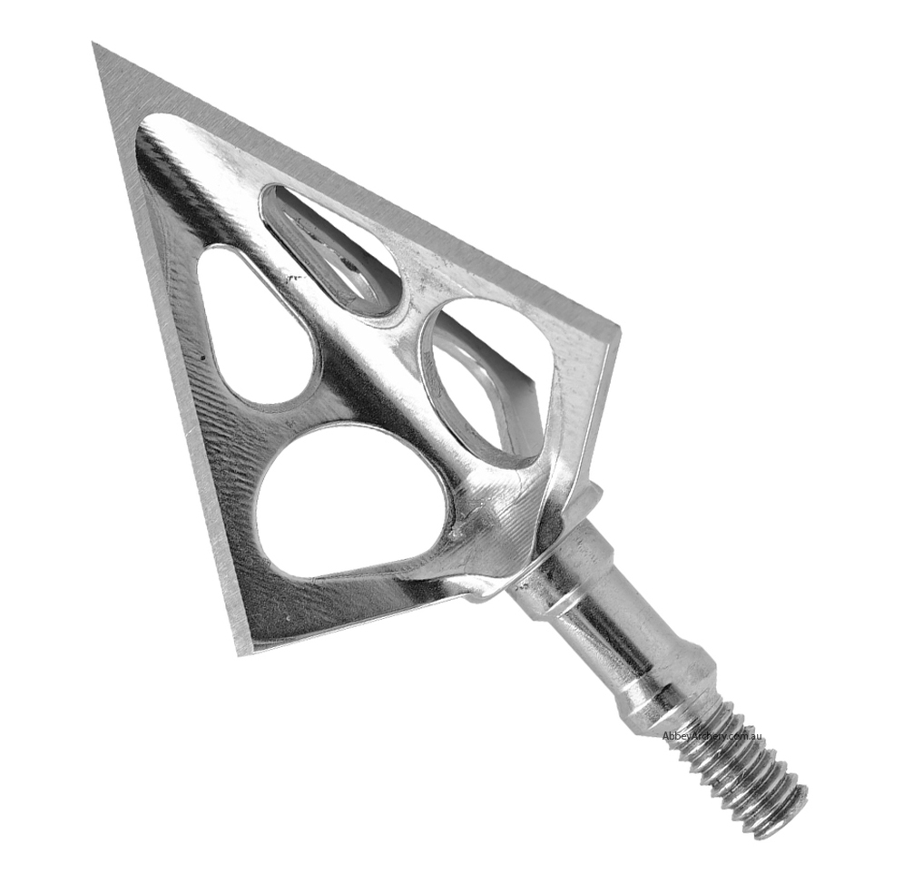 Muzzy One 3 blade broadhead 3 pack large image. Click to return to Muzzy One 3 blade broadhead 3 pack price and description