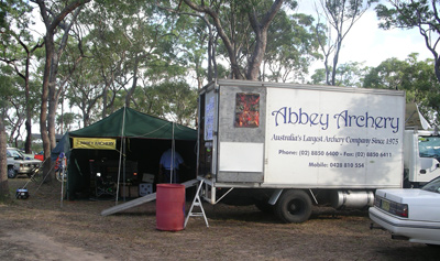 Our old truck and tent at the Wide Bay shoot