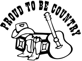 Vista Proud to be Country Decal large image. Click to return to Vista Proud to be Country Decal price and description