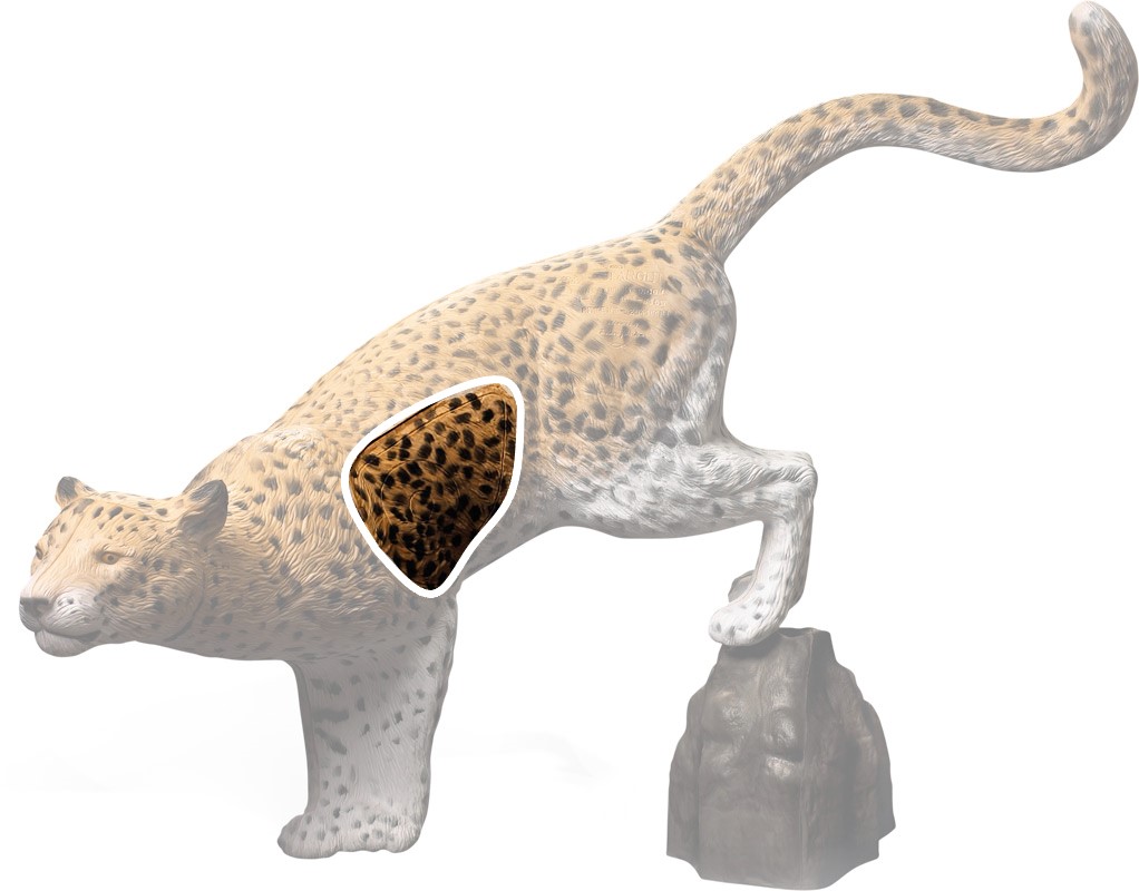 Rinehart 3D Leopard with Rock Insert IBO large image. Click to return to Rinehart 3D Leopard with Rock Insert IBO price and description