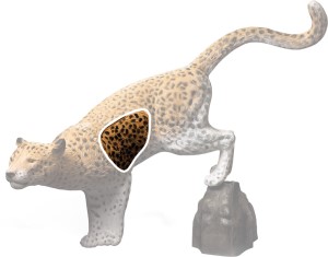 Rinehart 3D Leopard with Rock Insert IBO image