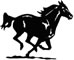 Vista Running Horse Decal - click for more information