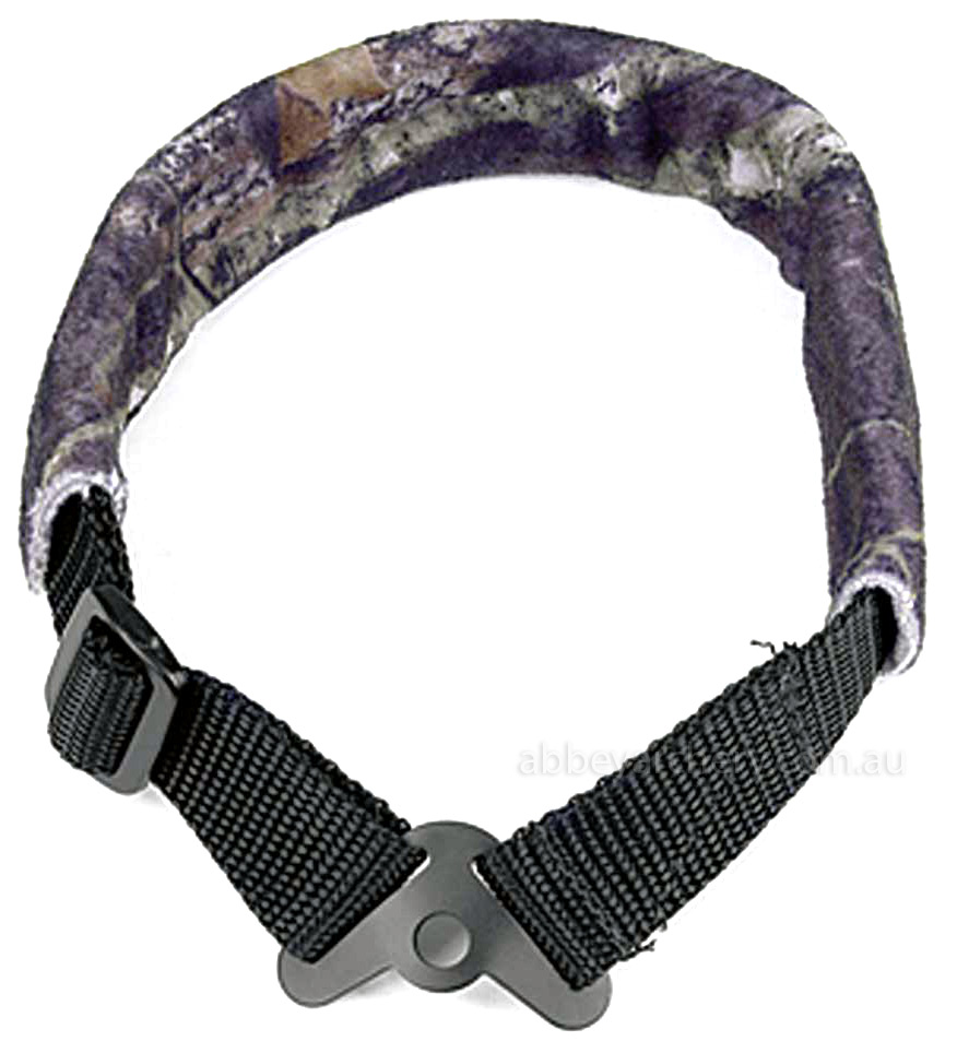 WildMan Butterfly Bowsling with Fleece Collar camo large image. Click to return to WildMan Butterfly Bowsling with Fleece Collar camo price and description