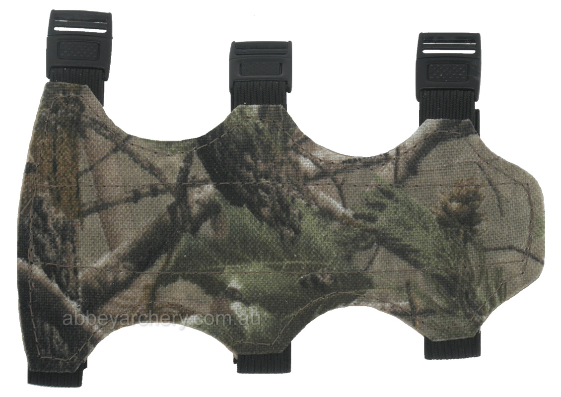 WildMan Cordura Hunting Armguard camo large image. Click to return to WildMan Cordura Hunting Armguard camo price and description