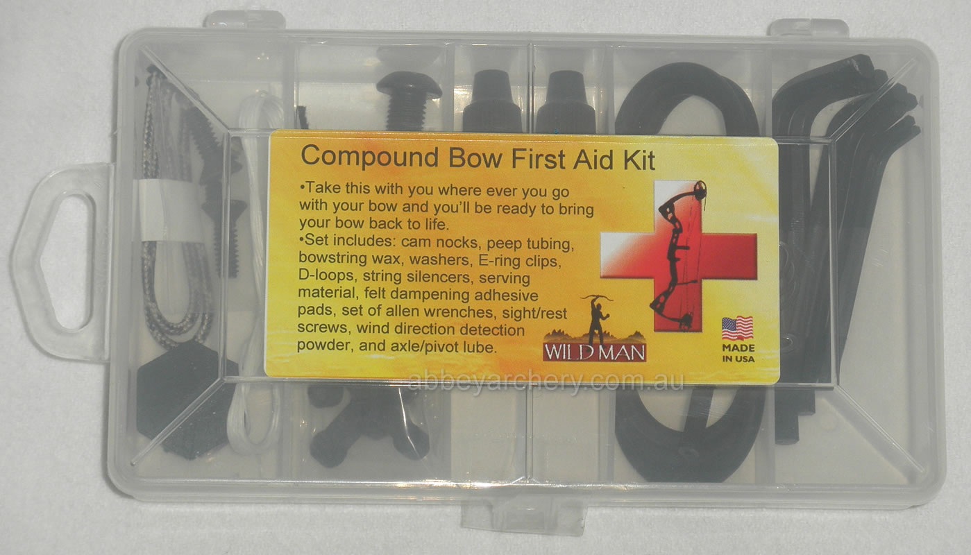 Wildman Compound Bow First Aid Kit large image. Click to return to Wildman Compound Bow First Aid Kit price and description