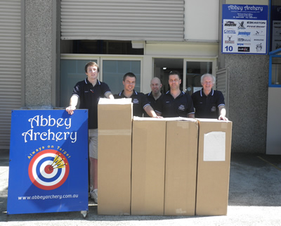 Abbey Staff with the new 2012 Shipment