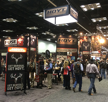 Hoyt Stand at the 2015 ATA Show