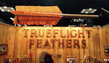 Trueflight Feathers Stand at the 2015 ATA Show